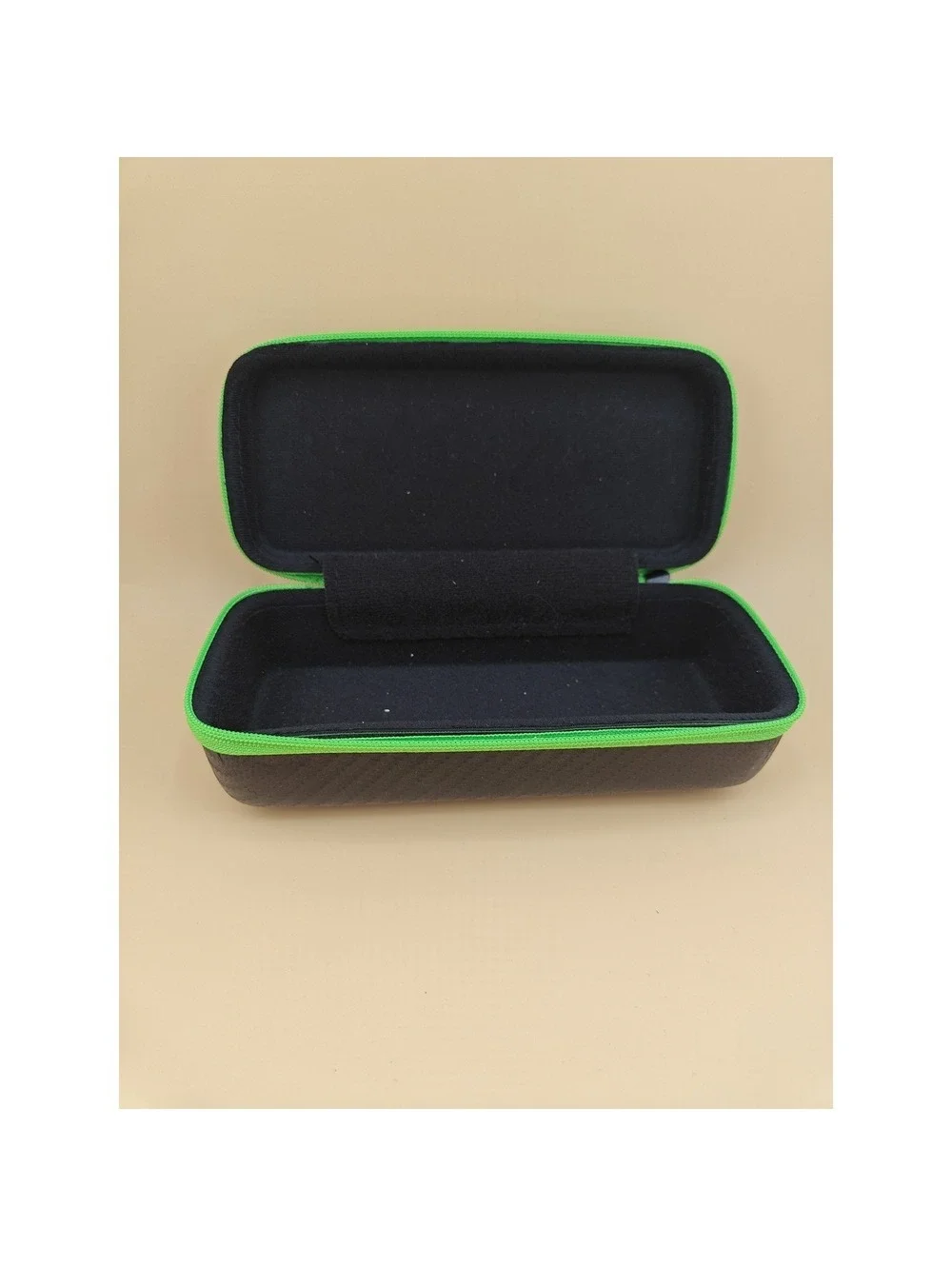Smith Optics Eyewear Hard Case Zipper Clamshell Protective Black Green